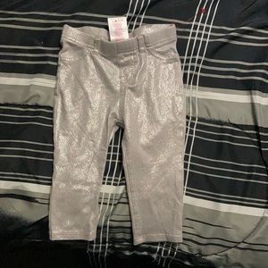 Silver glitter 12m Garanimals leggings